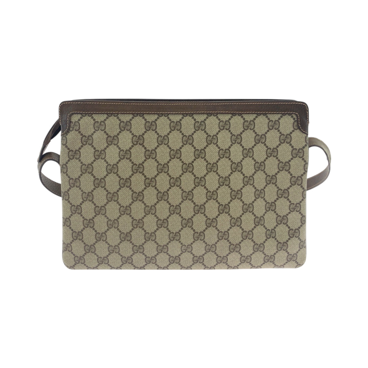 GUCCI Shoulder Bag 001 16 4085 GG Supreme Canvas Beige Brown Gold Metal Shoulder Bag Shoulder Bag Old Gucci Shelly Line Women