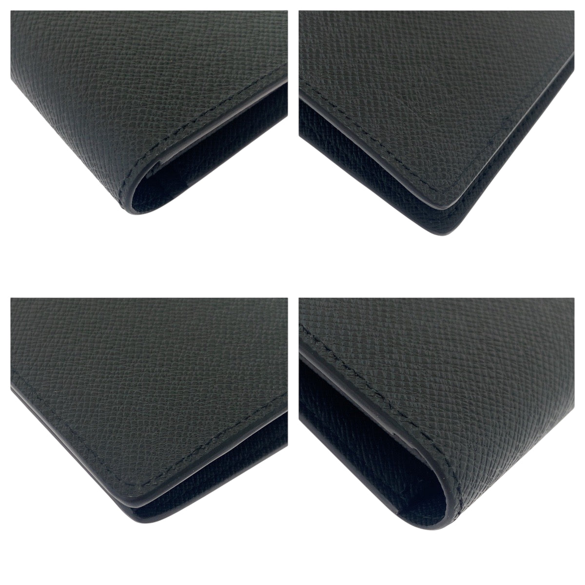 LOUIS VUITTON Long Wallet Purse M30178 Taiga Noir Black SilverMetal Long Wallet Purse Taiga Portefeuille Braza mens