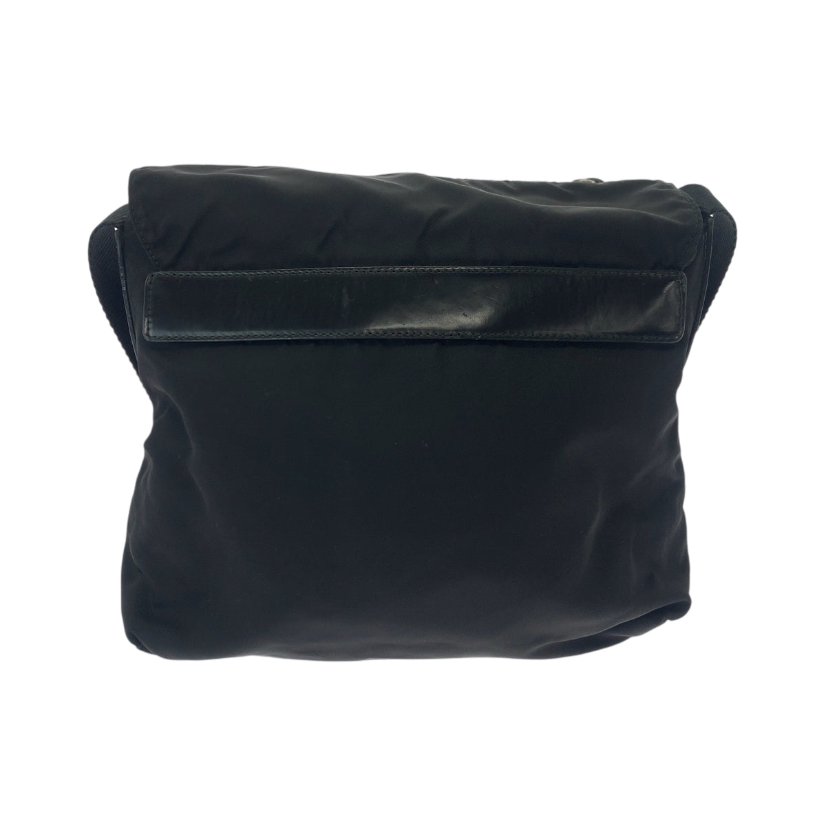 PRADA Shoulder Bag BT8994 Nylon Black SilverMetal Shoulder Bag pochette Test Triangle With logo mens