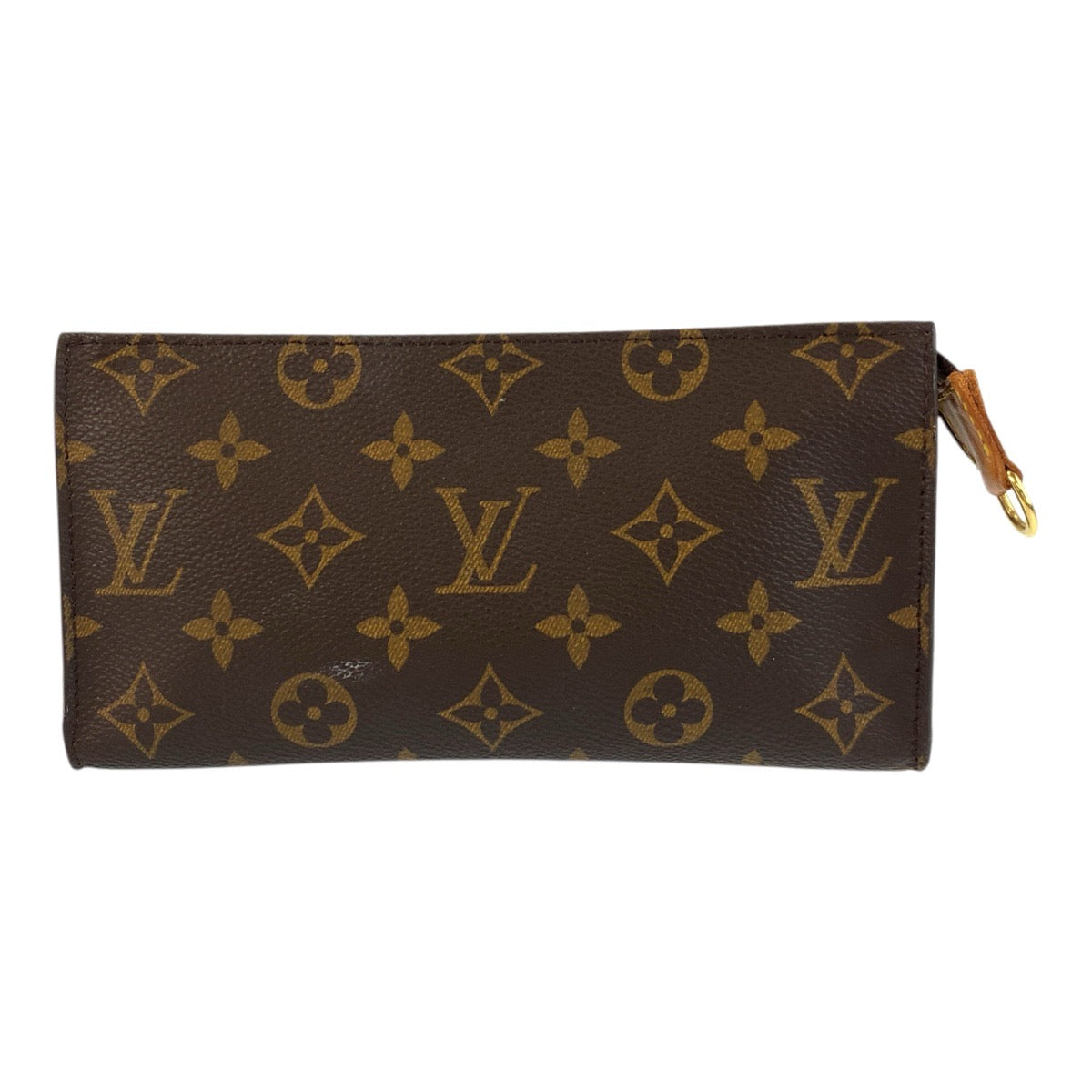 LOUIS VUITTON Pouch M51970 PVC Brown Gold Metal Pouch pouch Monogram Pochette Compact Tool Women