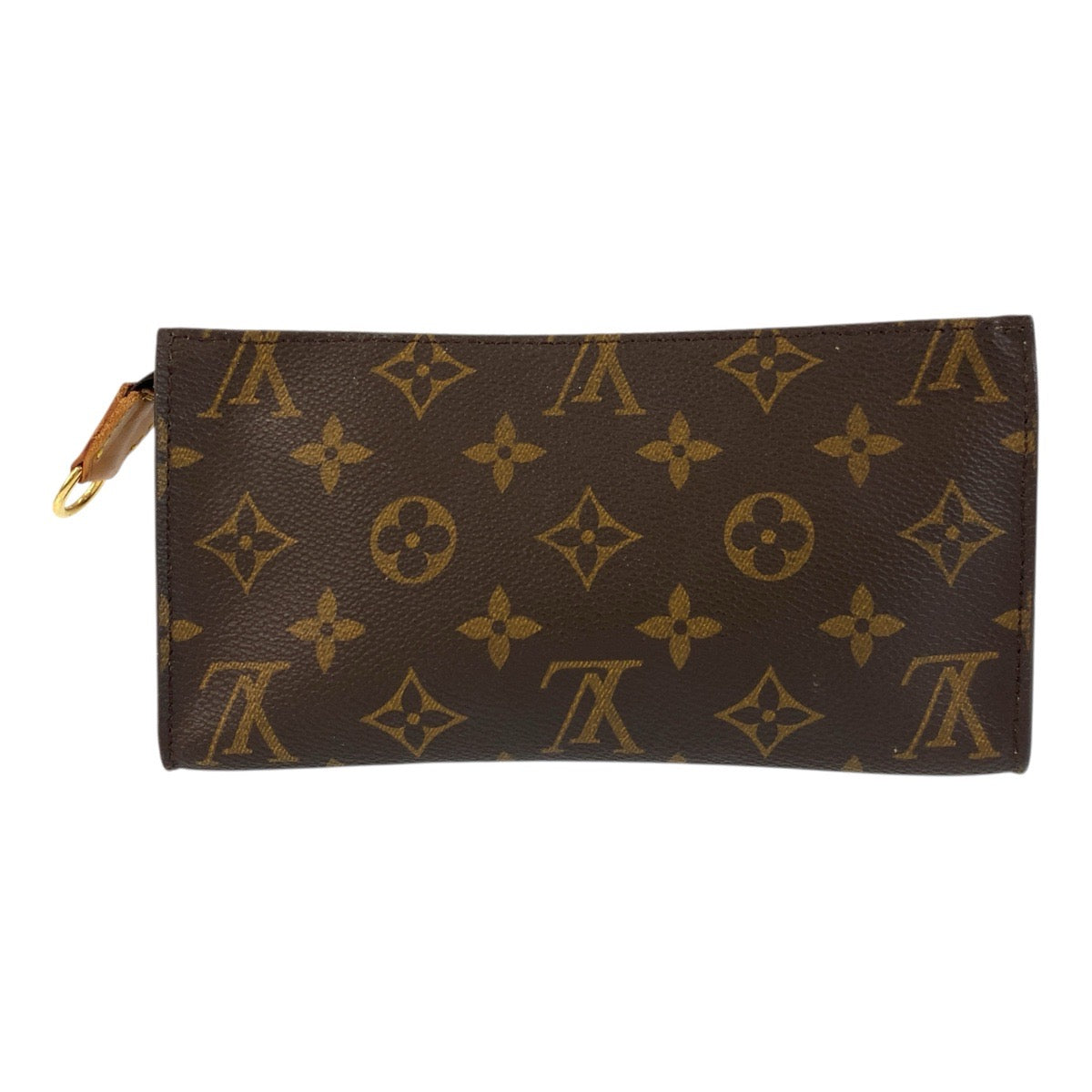 LOUIS VUITTON Pouch M51970 PVC Brown Gold Metal Pouch pouch Monogram Pochette Compact Tool Women