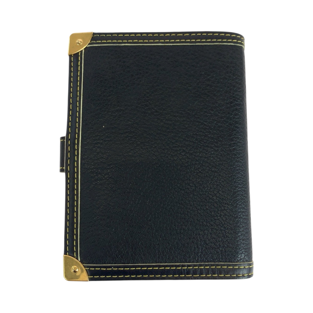 LOUIS VUITTON Notebook cover R20884 leather black Notebook cover 6-hole type Suhari Agenda PM mens