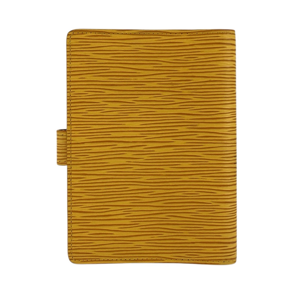 LOUIS VUITTON Notebook cover R20059 leather Tassili Yellow GoldMetal Epi Agenda PM Women