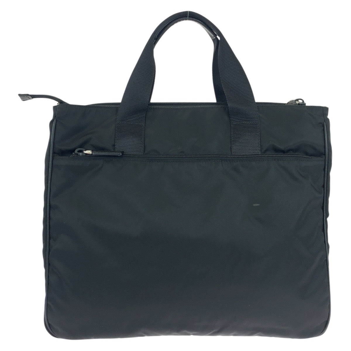 Prada Tessuto Saffiano Nylon Leather 2way Briefcase