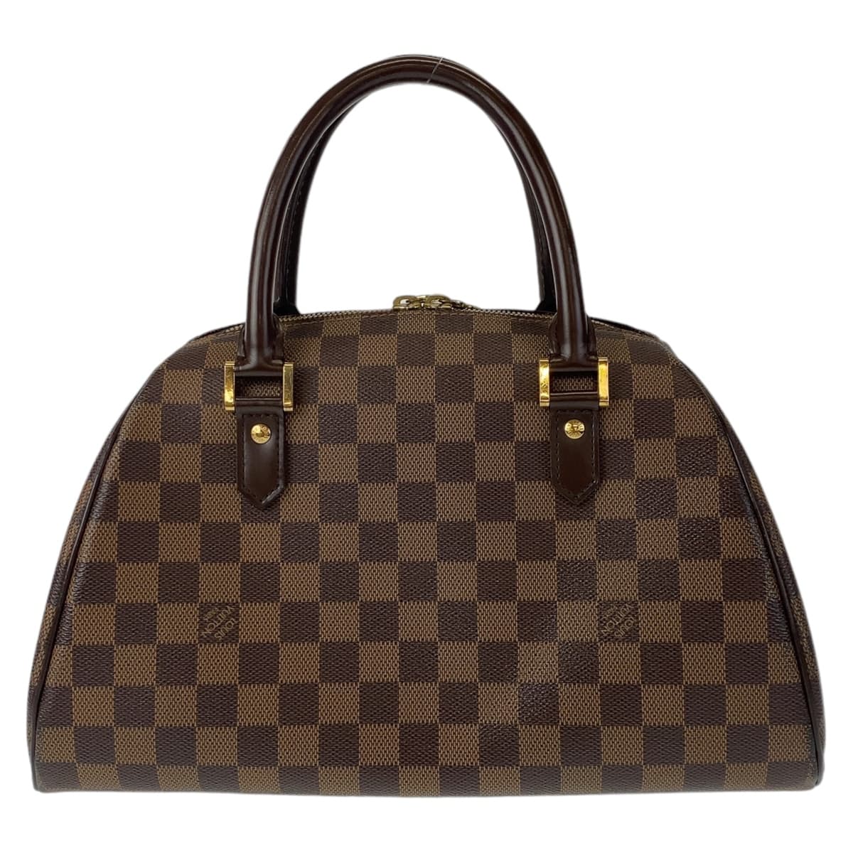 LOUIS VUITTON Handbag N41434 PVC Ebene Gold Metal Damier Rivera MM