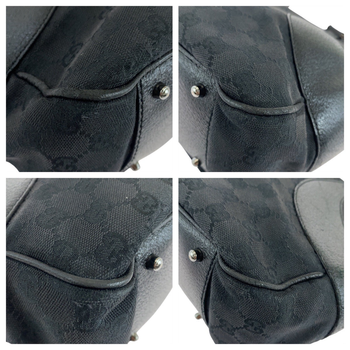 Gucci GG Canvas Leather 2way Bag