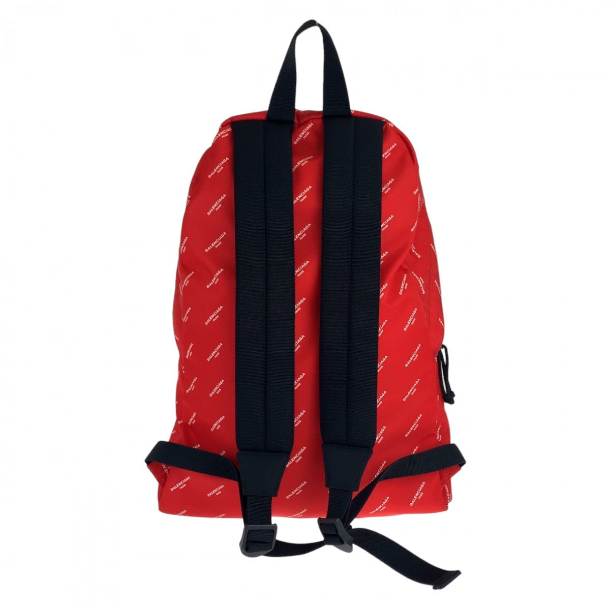 BALENCIAGA Backpack Nylon Red black Explorer