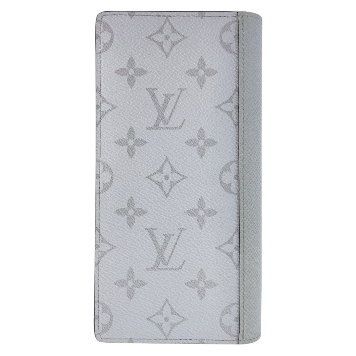 LOUIS VUITTON Long Wallet Purse M30298 PVC Antarctica White SilverMetal Taigalama Portefeuille Braza