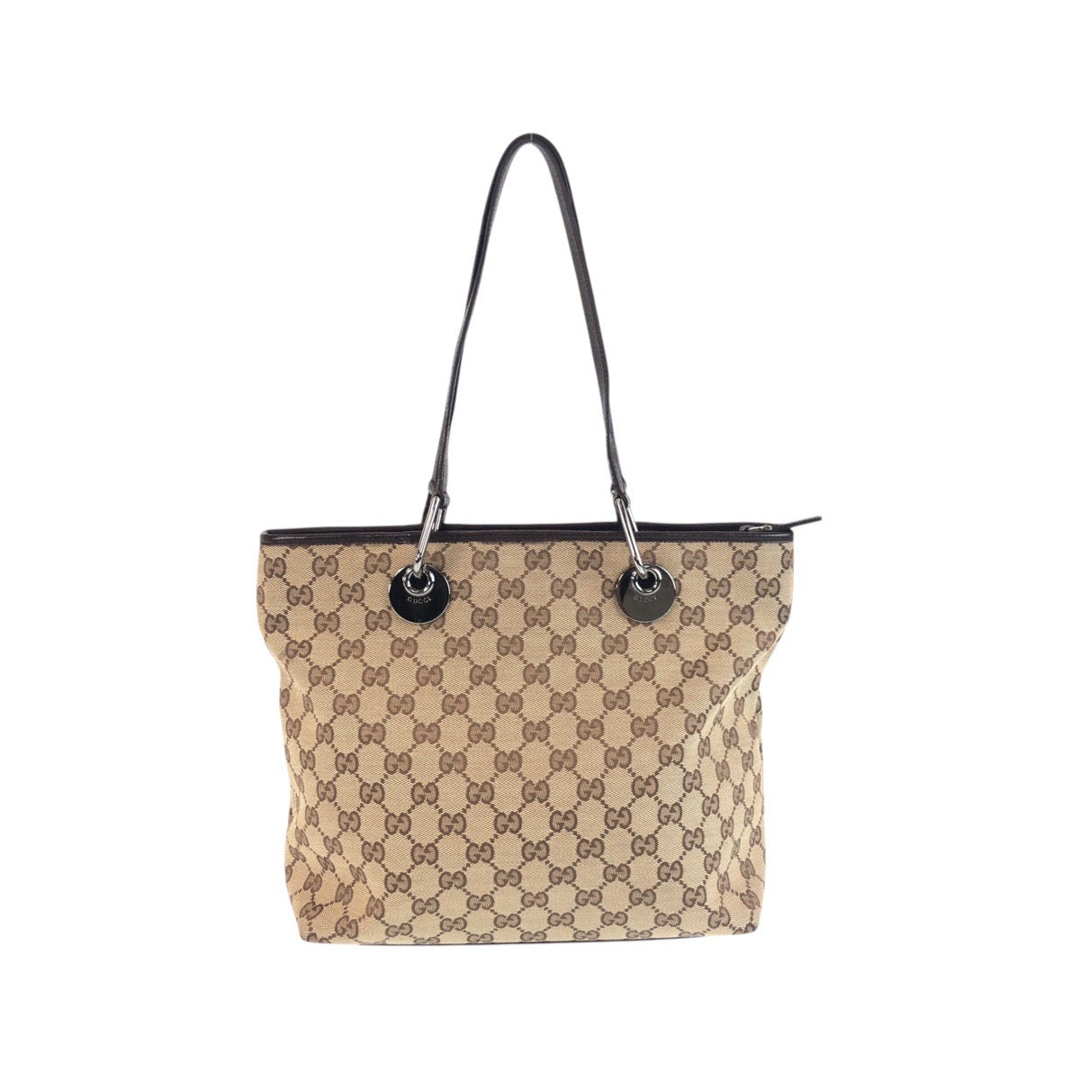 Gucci GG Canvas Leather 2way Bag