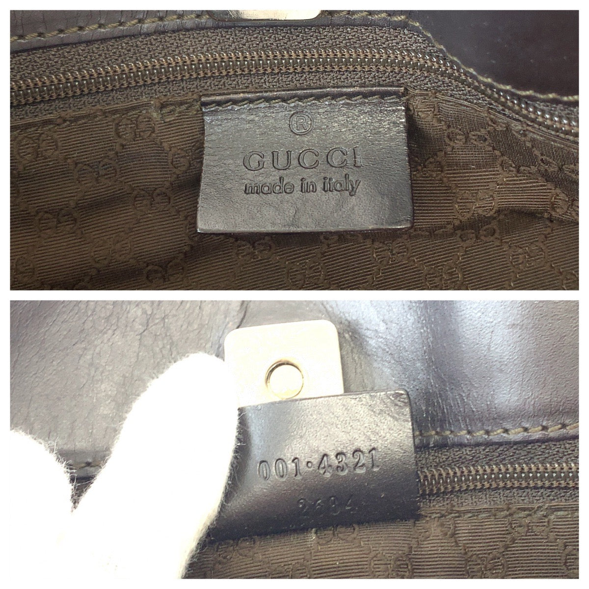 Gucci Sherry Line Canvas Shoulder Bag