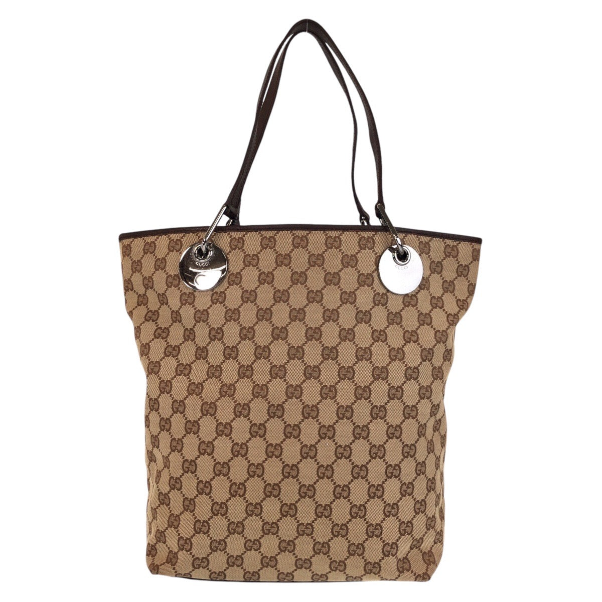Gucci GG Canvas Leather 2way Bag