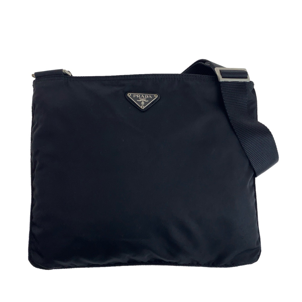 Prada Tessuto Triangle Logo Nylon Shoulder Bag