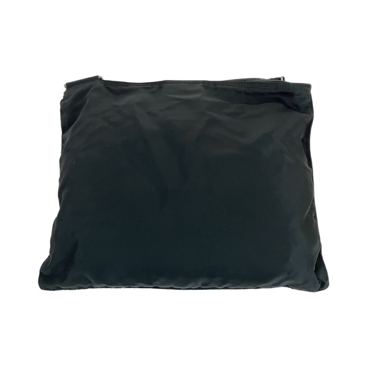 Prada Tessuto Triangle Logo Plate Nylon Shoulder Bag