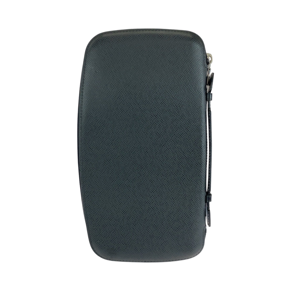 LOUIS VUITTON Long Wallet Purse M30652 Taiga Black SilverMetal Taiga Organizer Atoll
