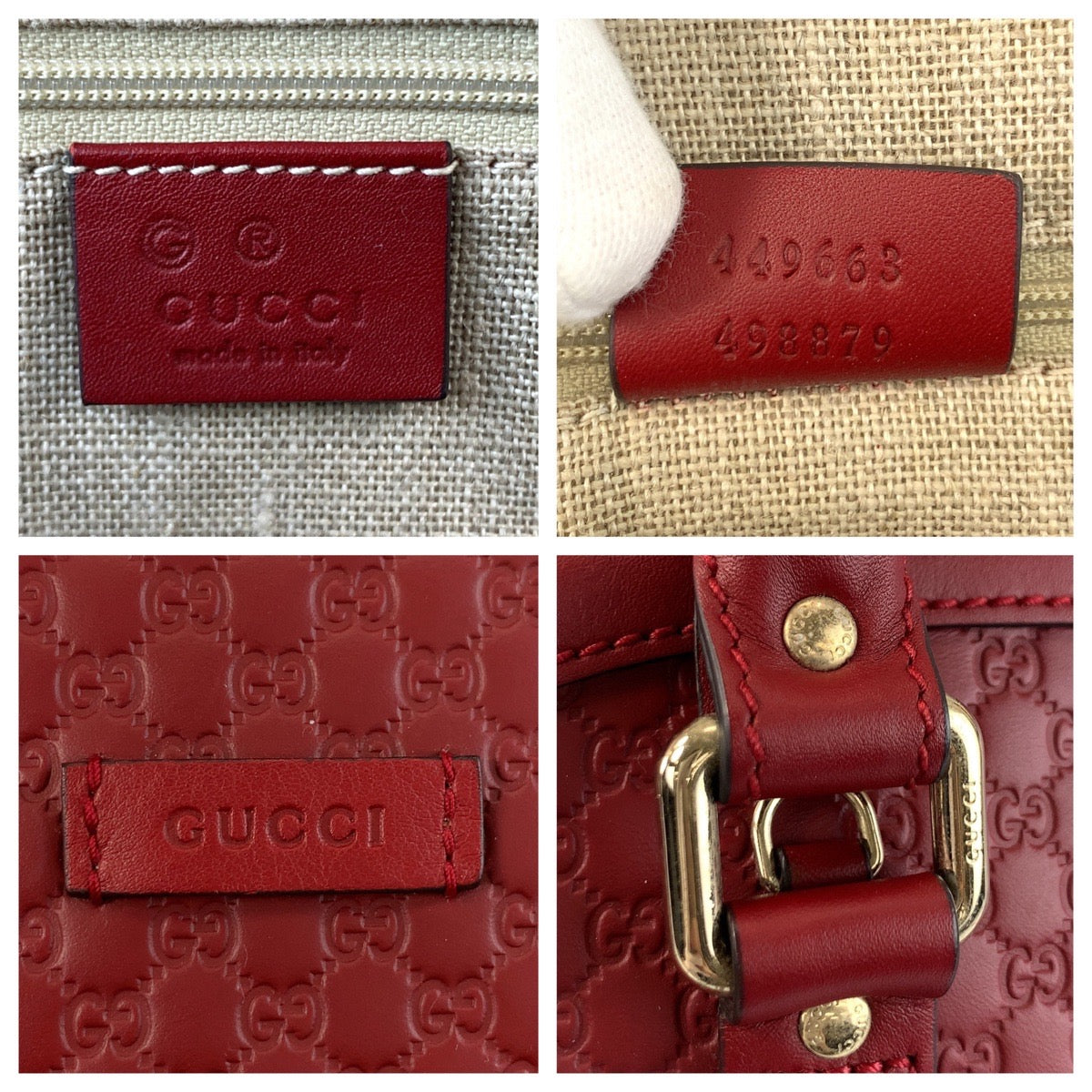 Gucci Microguccissima Leather 2way Bag