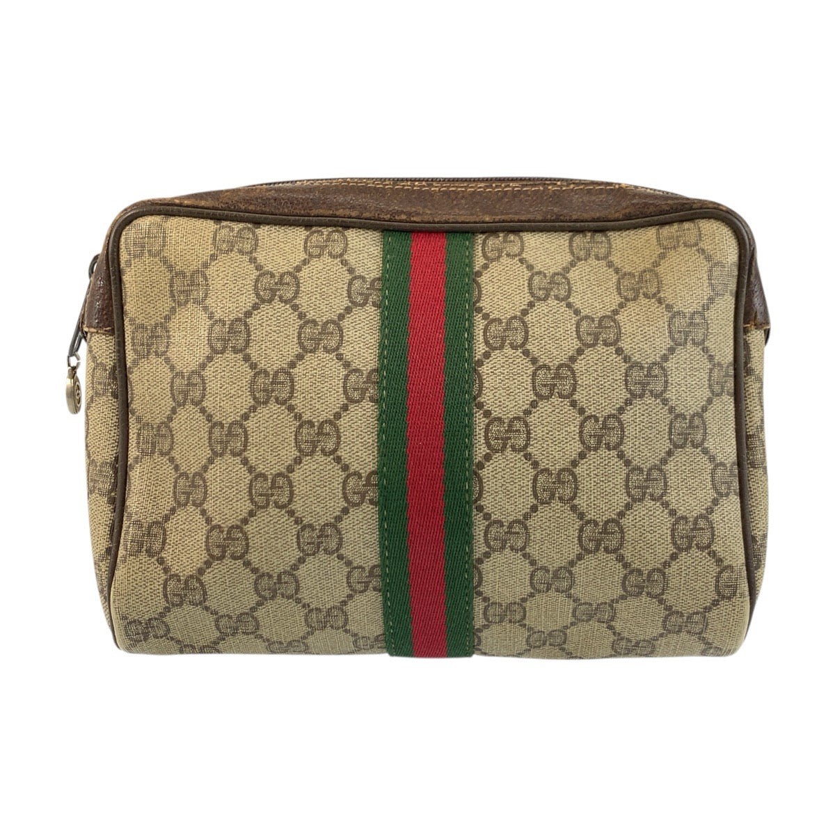 Gucci GG Supreme Canvas Clutch Bag