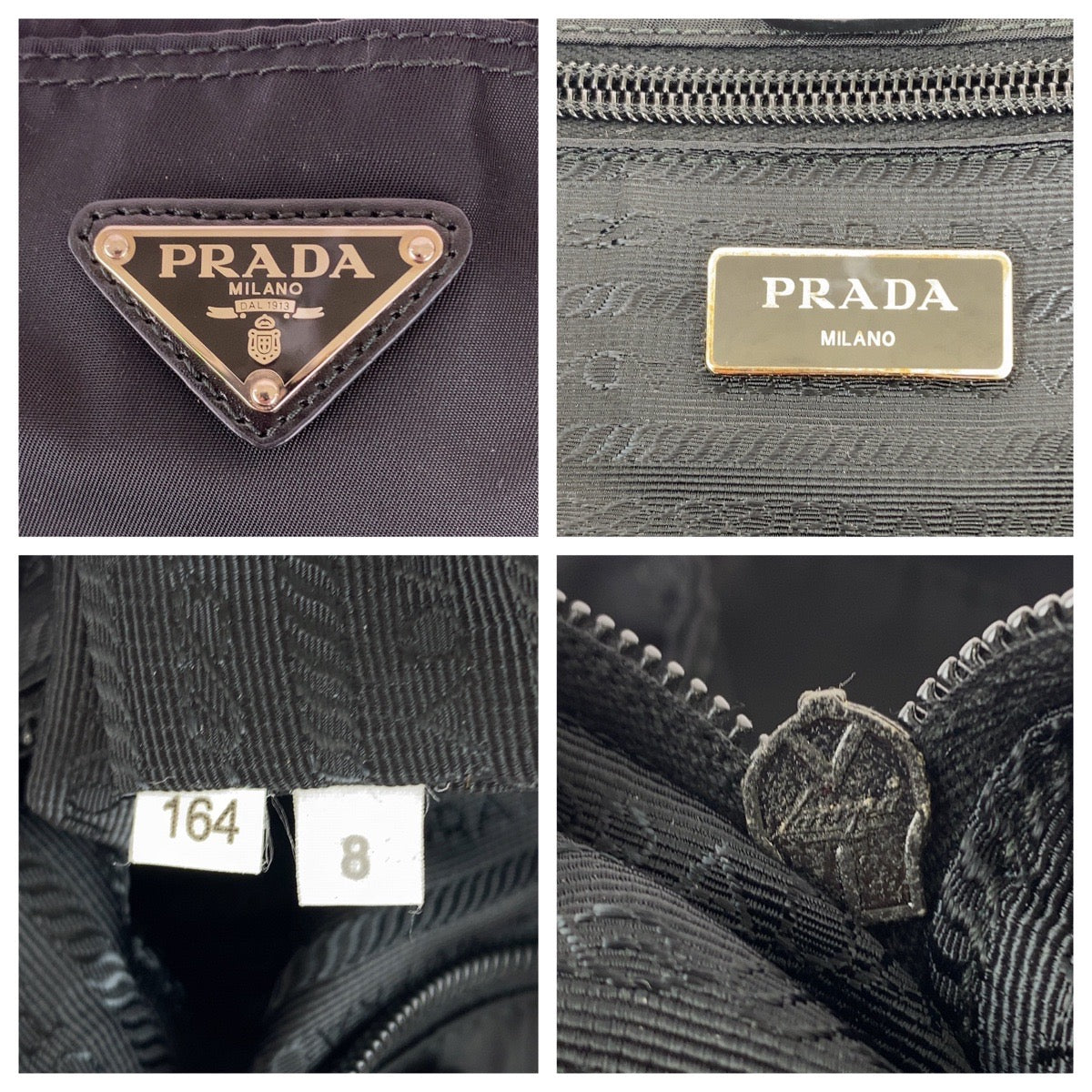 Prada Tessuto Nylon Leather 2way Bag