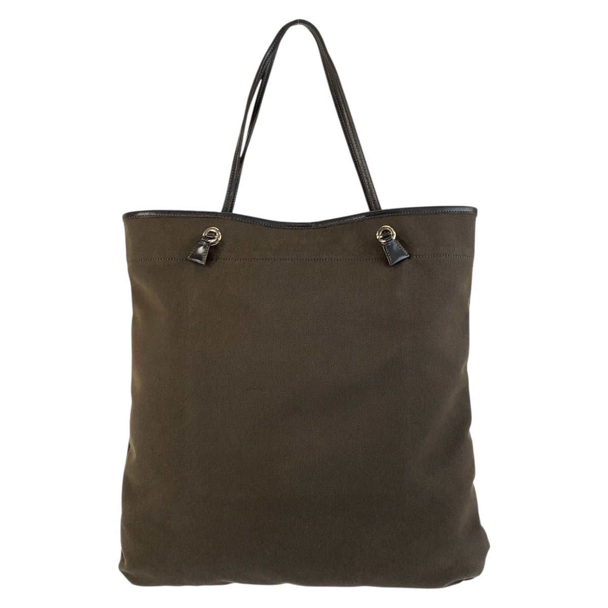 Prada Logo Jacquard Canvas/Leather 2way Bag
