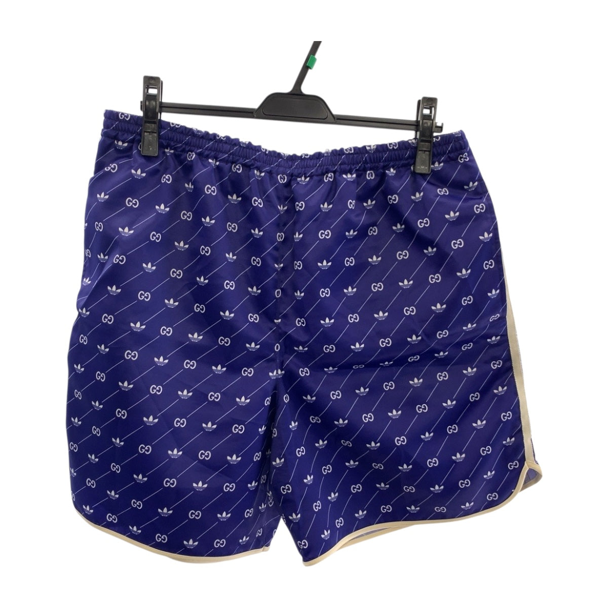 GUCCI Shorts polyester Blue white Adidas collaboration