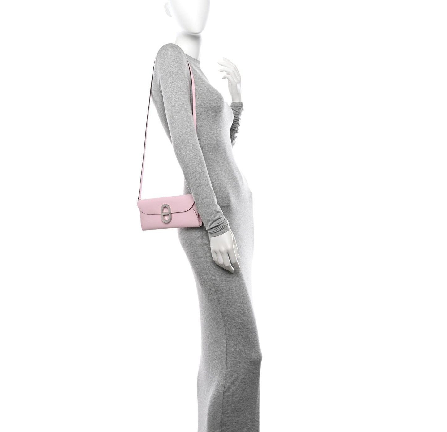 Hermes Epsom Maillon Wallet To Go Rose Darling