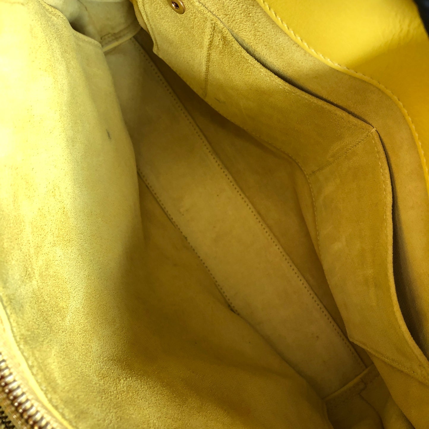 Saint Laurent Sac De Jour Yellow Leather Tote Bag