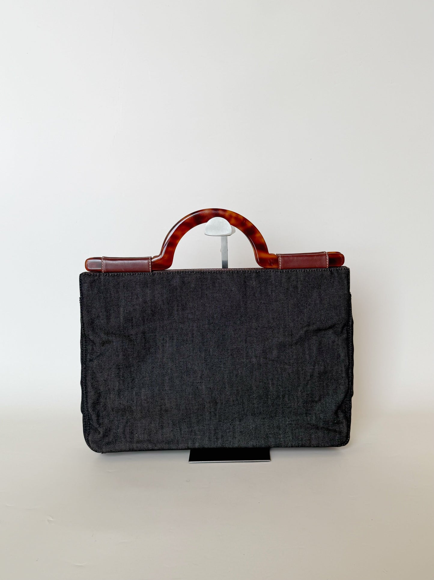 Chanel Denim Tortoise  CC Tote