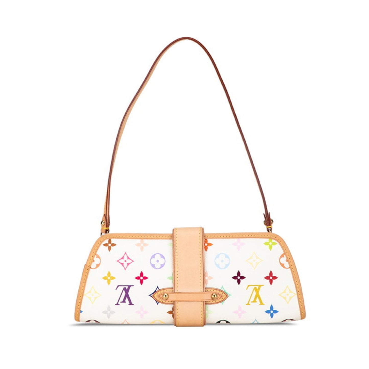 Louis Vuitton Blanc  Pvc Leather Shoulder Bag