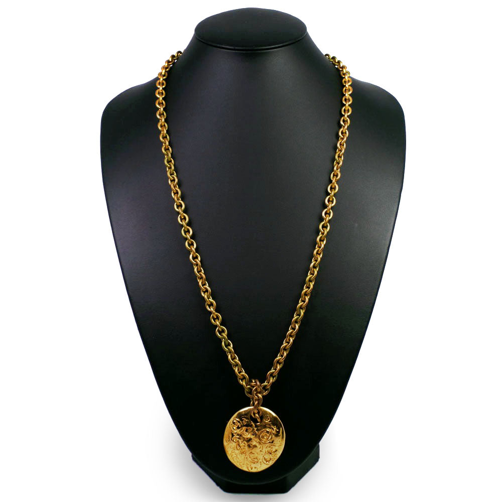 CHANEL Necklace Plated Gold gold COCO Mark Women