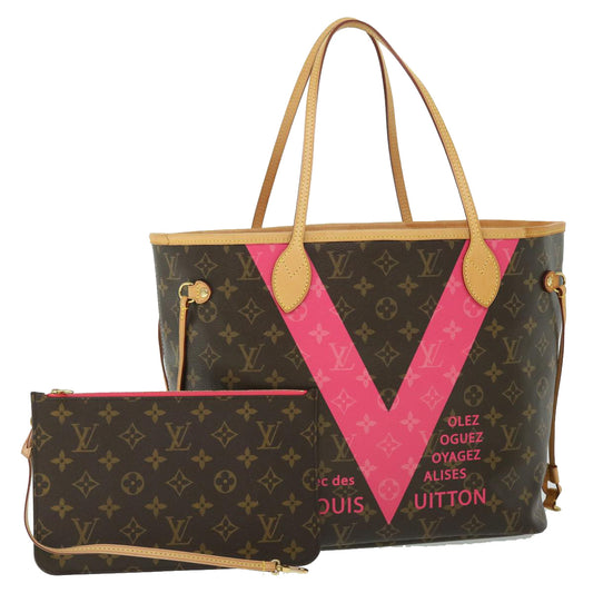 LOUIS VUITTON Monogram Neverfull MM Tote Bag Grenard M41602 LV Auth 51265A