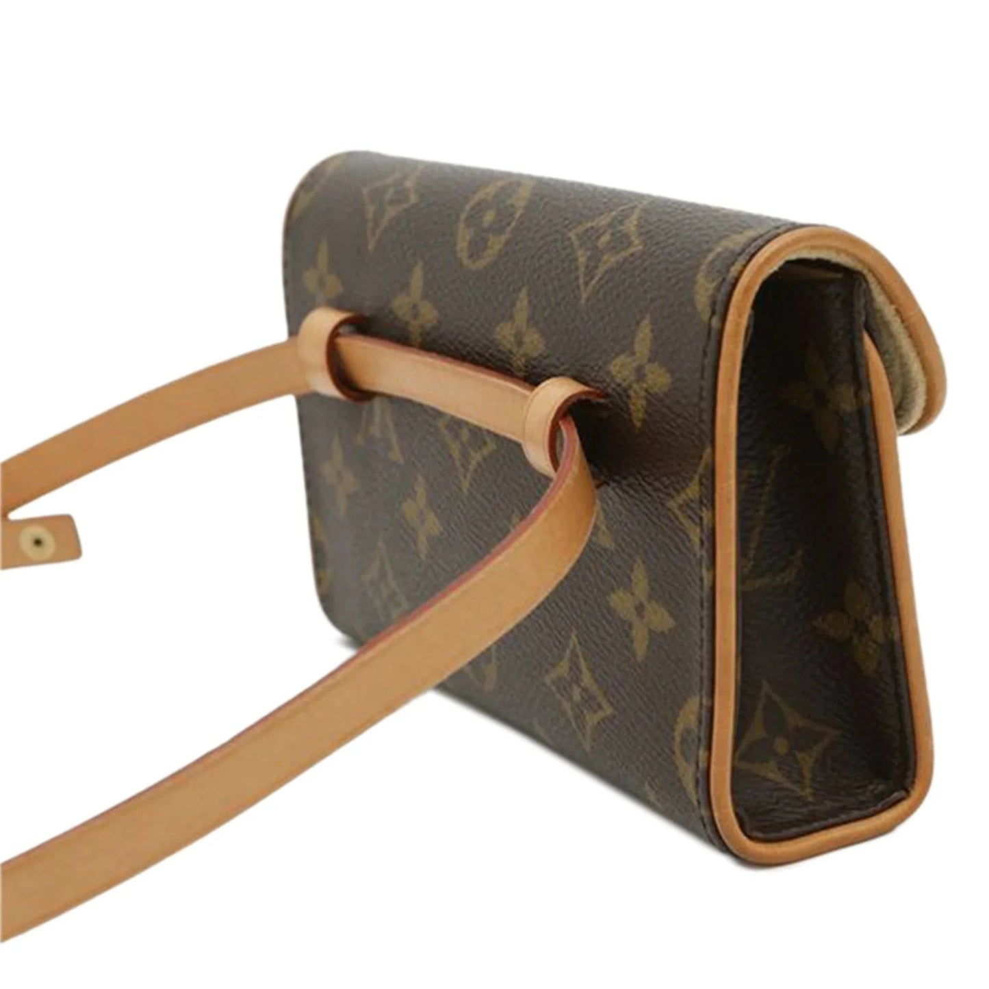 Brown Louis Vuitton Monogram Pochette Florentine Belt Bag