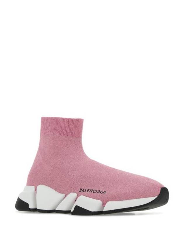 Luxury Balenciaga Trending 2026 Speed 2.0 High Top Sneakers Pink