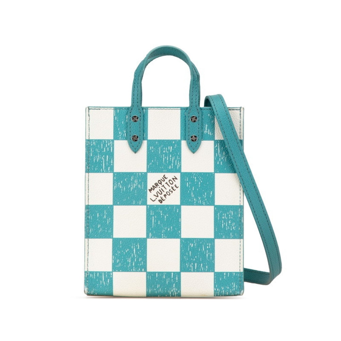 Louis Vuitton Damier   Leather Handbag Shoulder Bag
