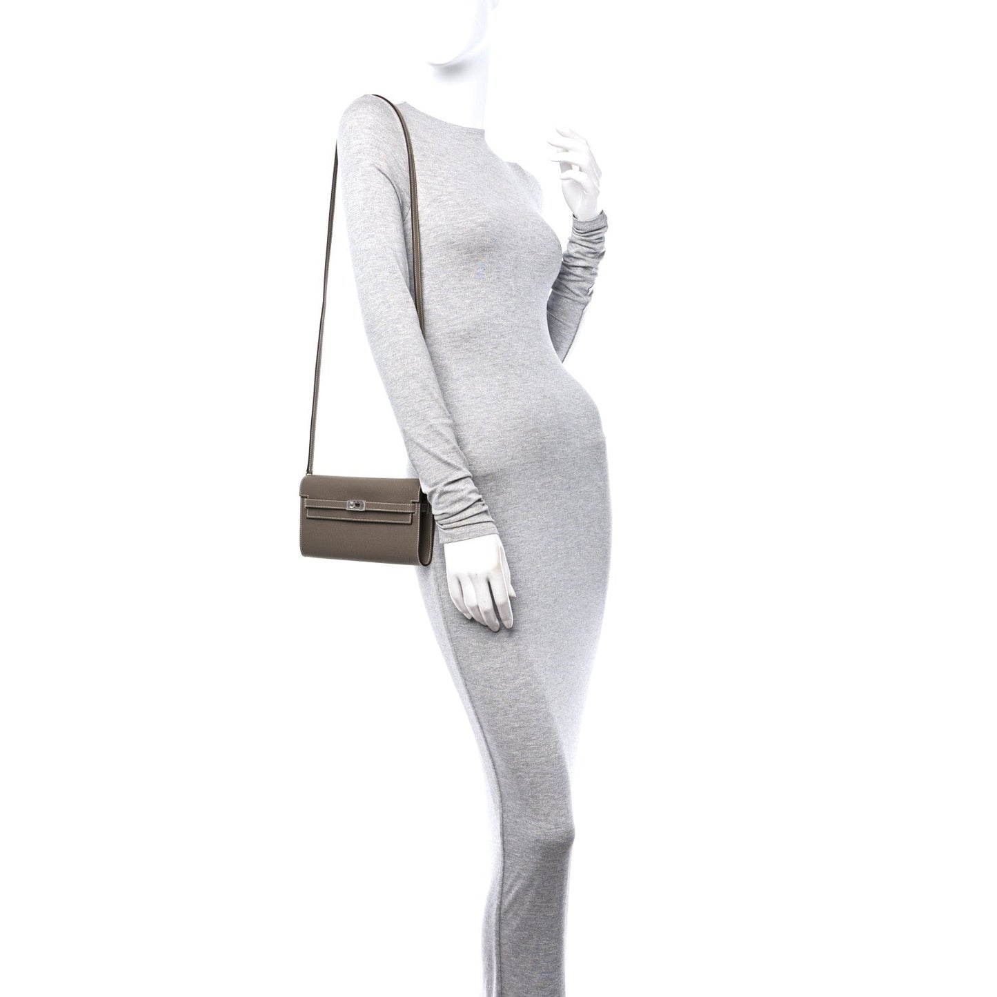 Hermes Epsom Kelly Wallet To Go Etoupe