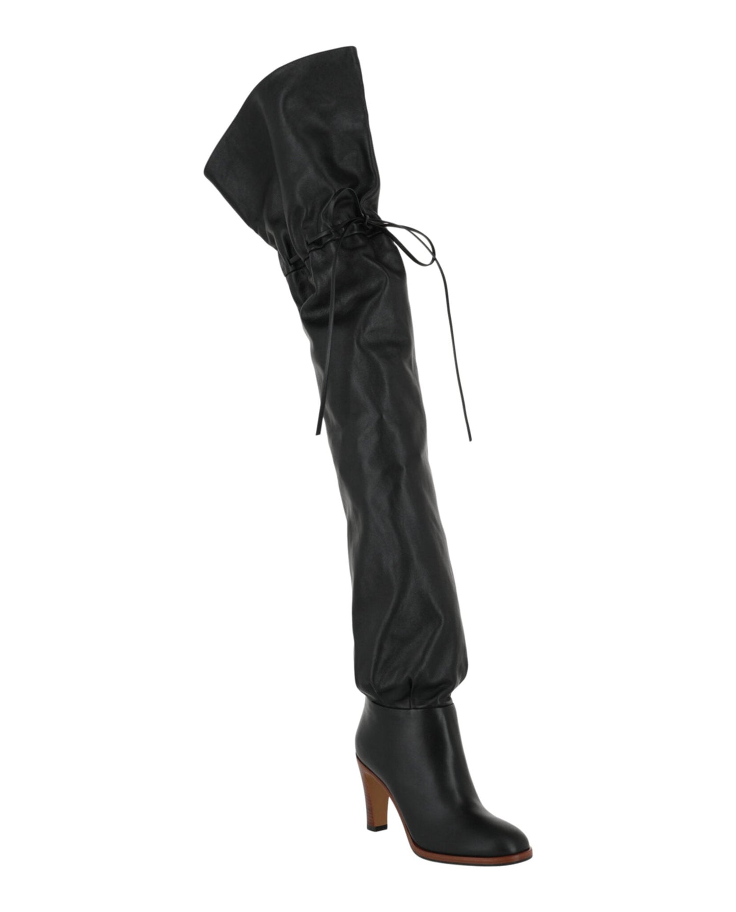 Gucci Womens Deauville Cinched Over-the-Knee Boots