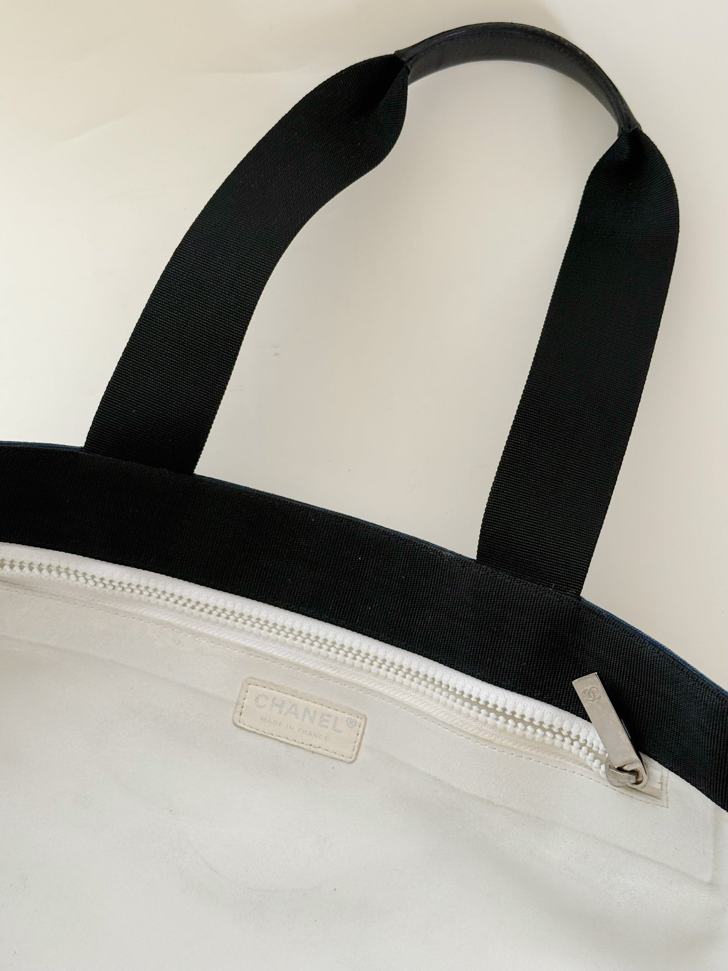 Chanel Canvas Coco Hearts Print Tote