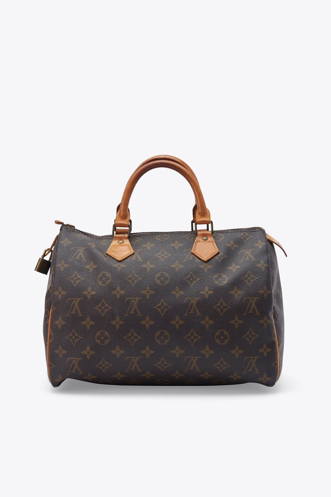 Louis Vuitton 30 Speedy Bag In Brown Monogram Coated Canvas