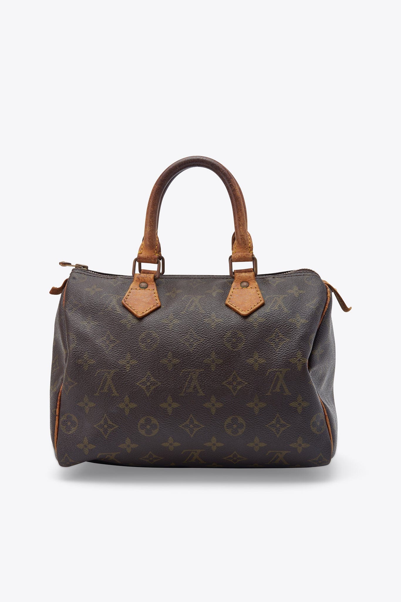 Louis Vuitton 25 Speedy Bag In Brown Monogram Coated Canvas