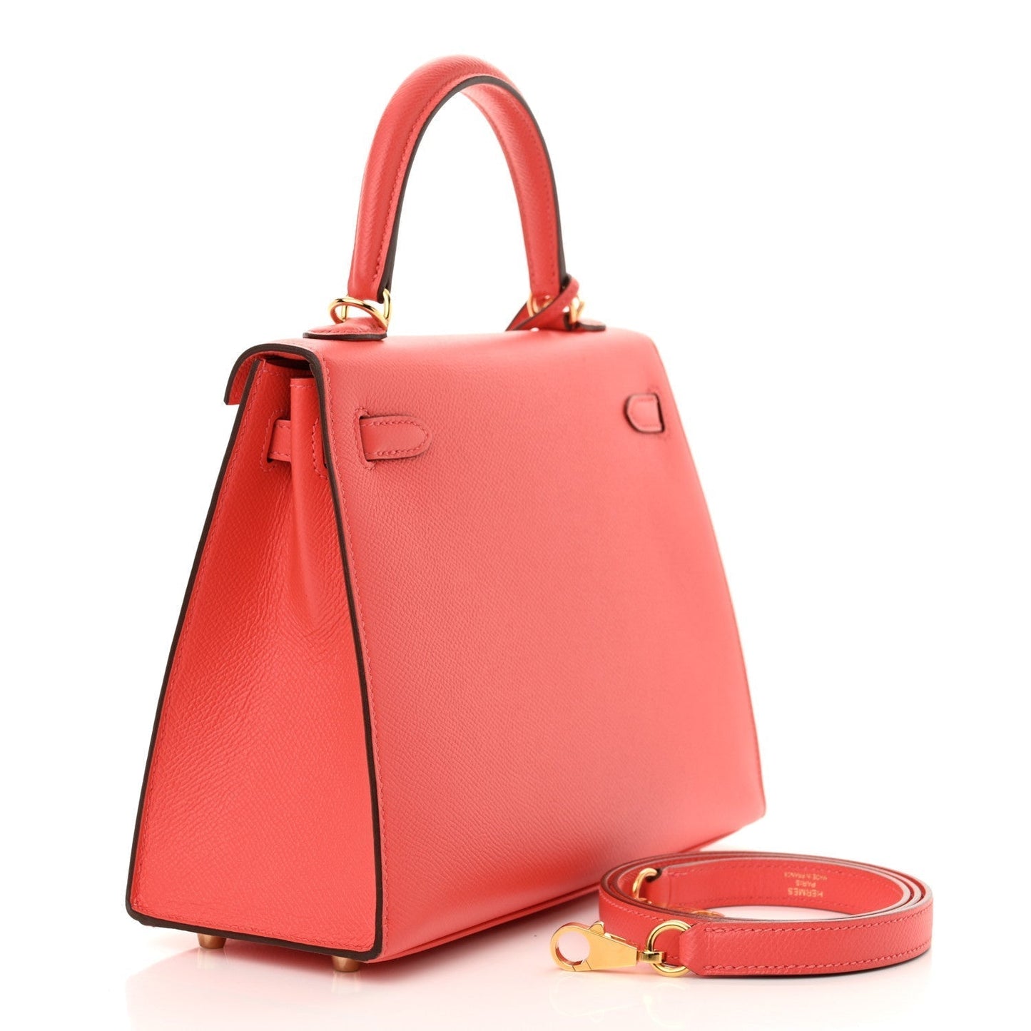 Hermes Epsom Kelly Sellier 25 Rose Jaipur