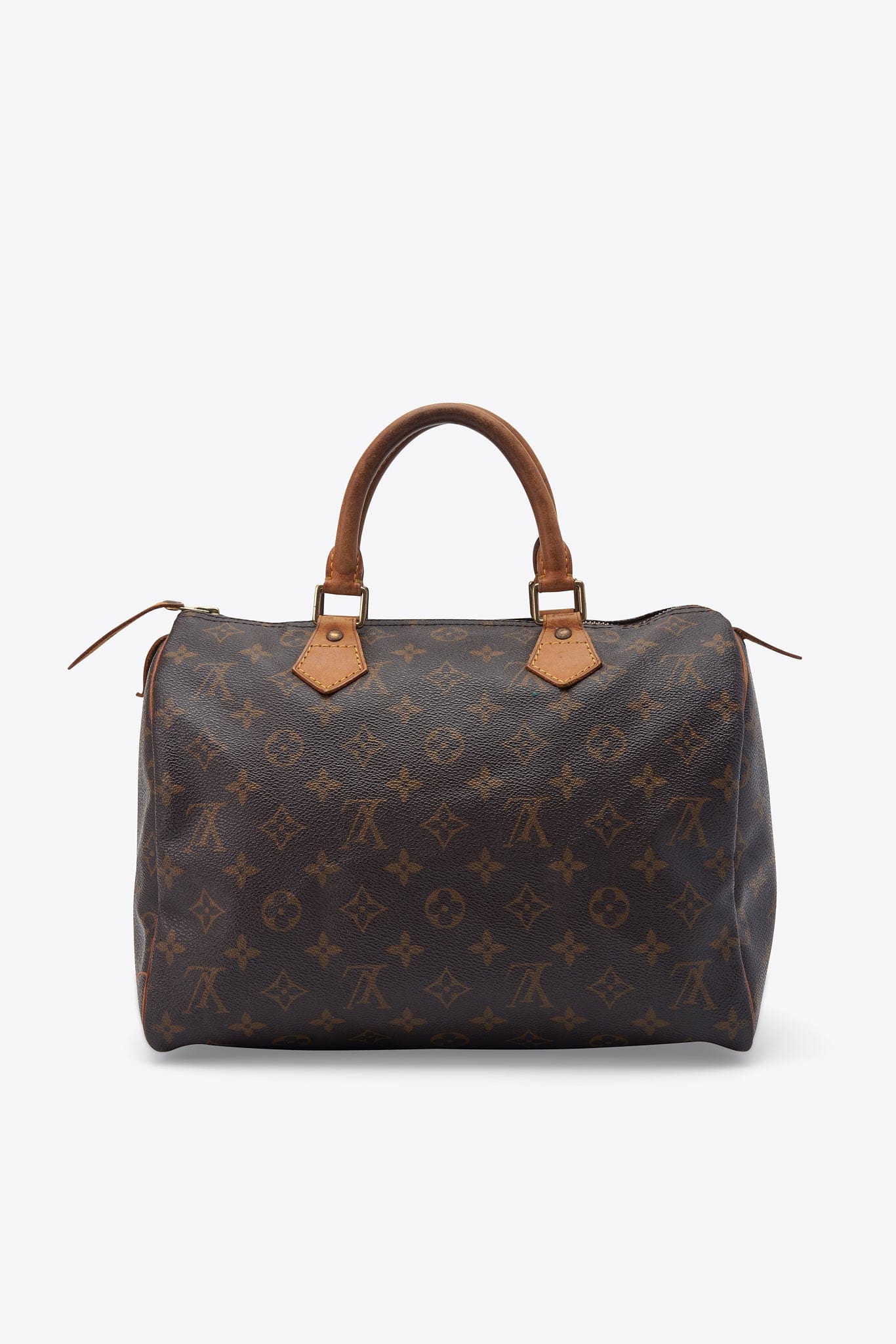Louis Vuitton 30 Speedy Bag In Brown Monogram Coated Canvas