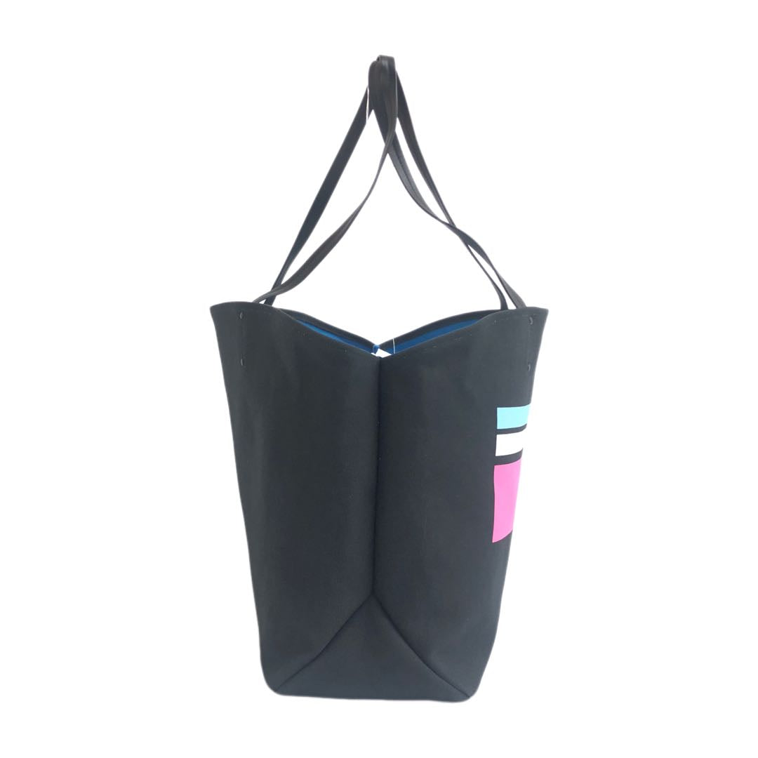 Prada Canapa Racing Logo Canvas Shoulder Bag