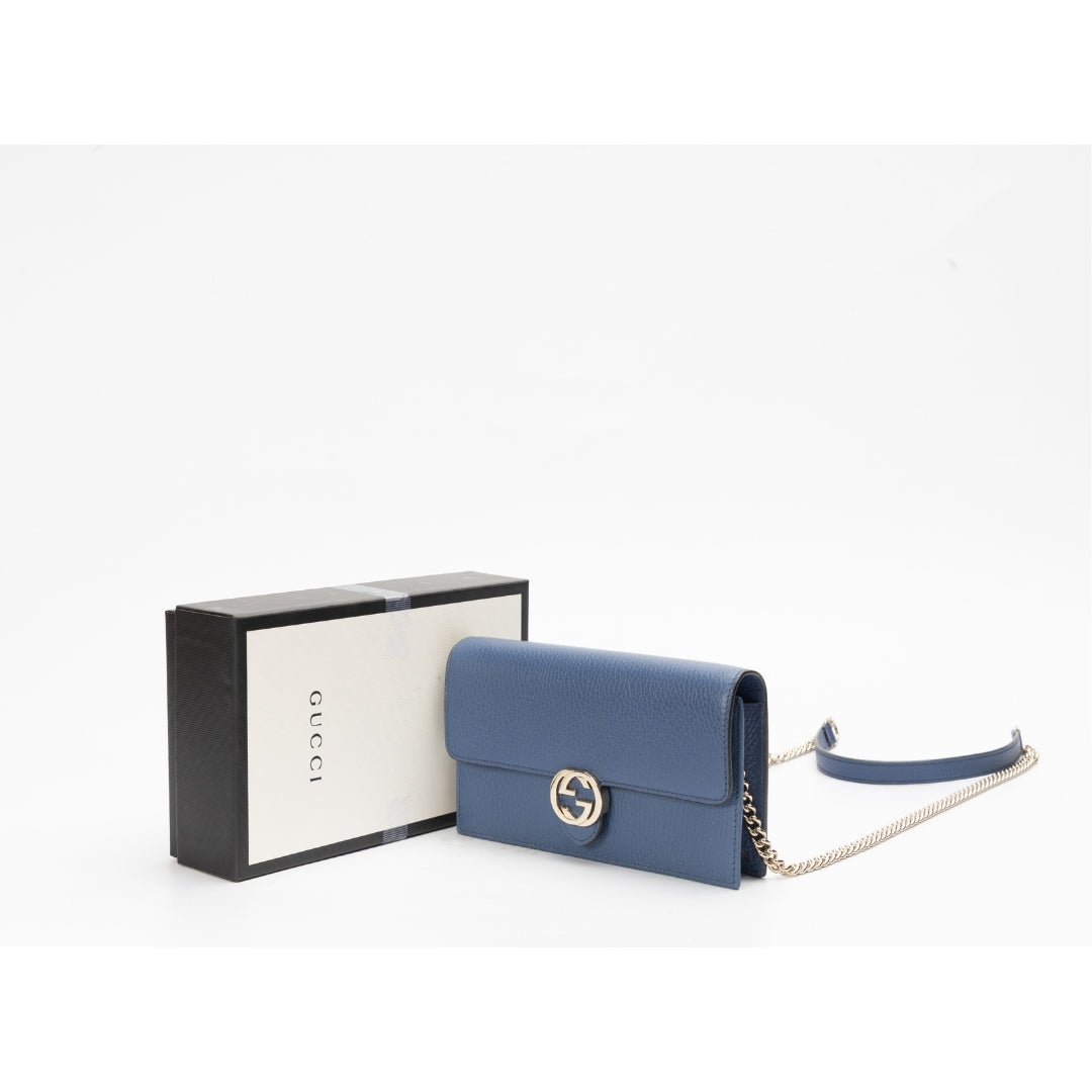 Gucci Chain Leather Crossbody