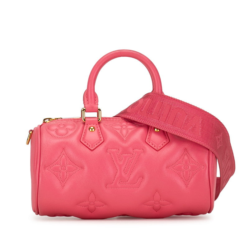 Louis Vuitton Monogram Papillon BB Handbag Chain Shoulder Bag 2WAY M59826 Pink Leather Louis Vuitton