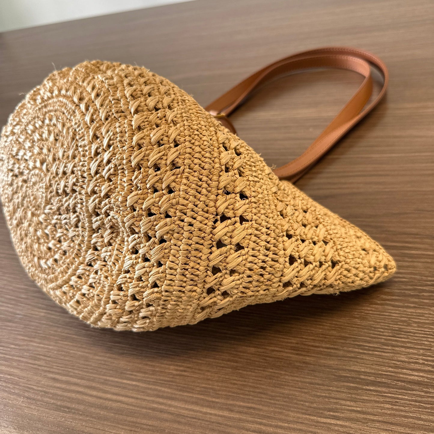 Saint Laurent Raffia Panier Small  Neutrals Totes LB122458