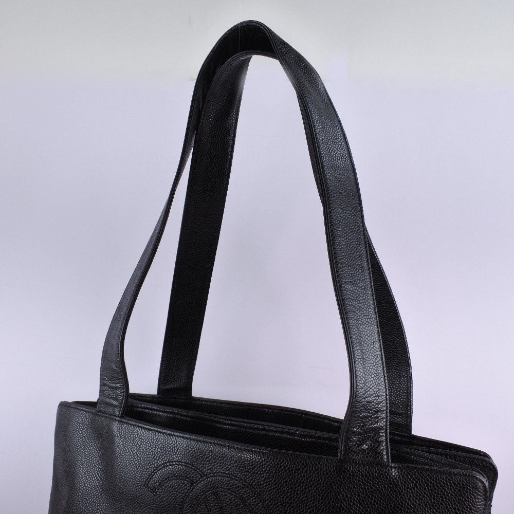 Chanel Caviar Skin Shoulder Tote Bag Classic Flap