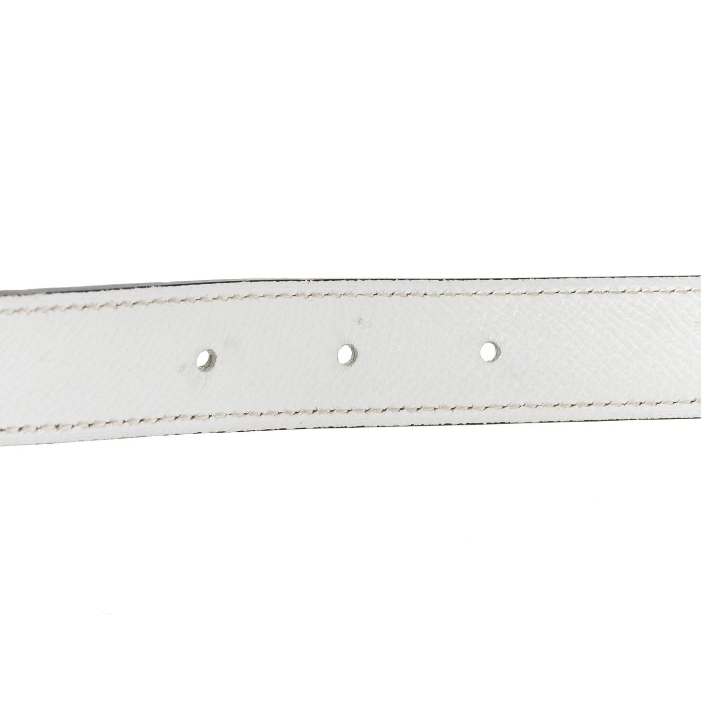 Hermes Swift Epsom 24mm Mini Martelee Constance Belt 90 Jaune Poussin White