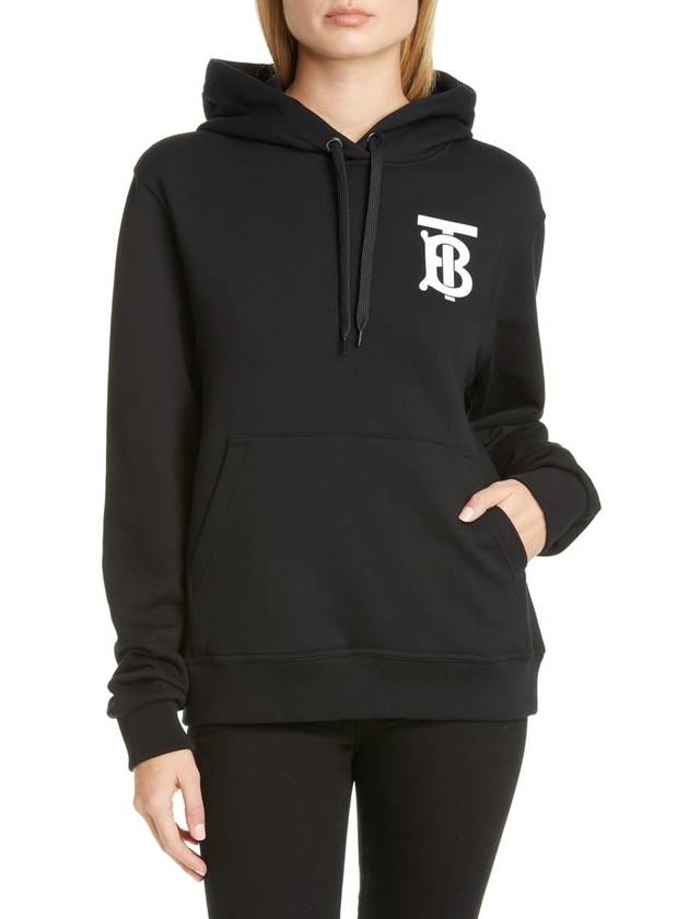 Luxury Burberry Monogram Logo Hoodie Black