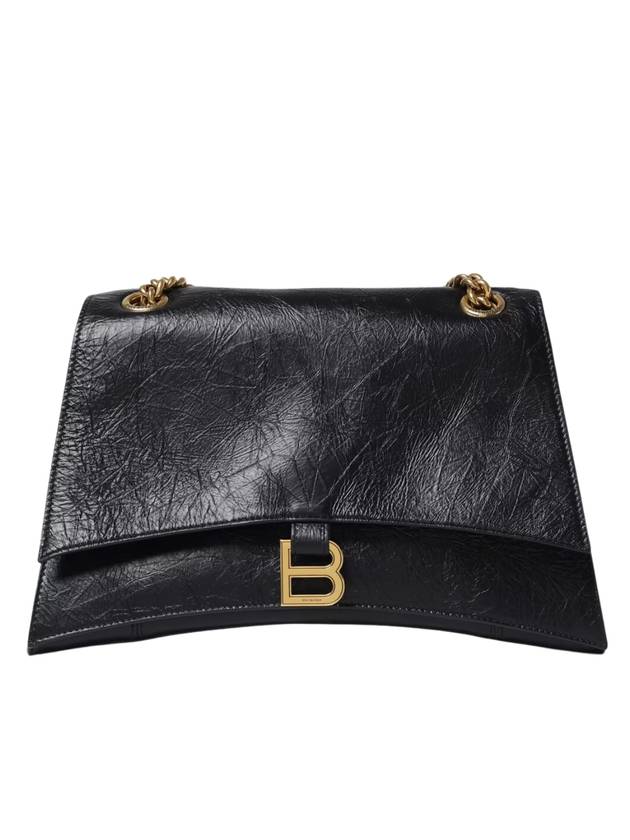 Luxury Balenciaga Trending 2026 Crush Medium Shoulder Bag Black