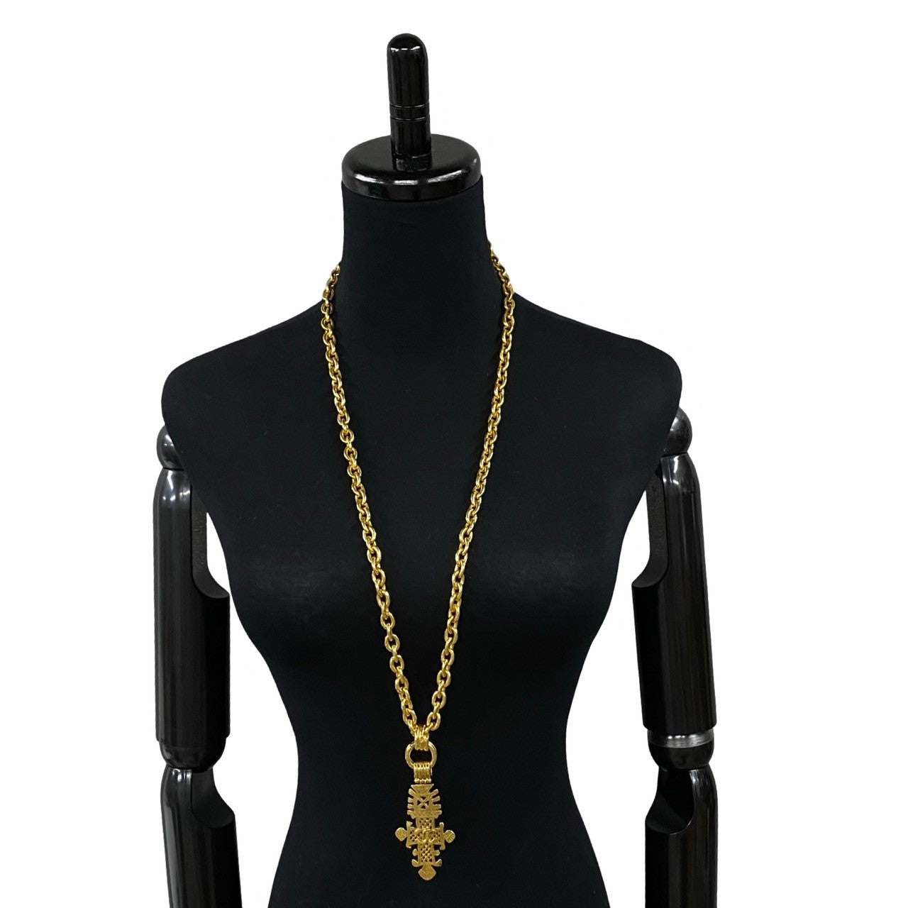 CHANEL Necklace Gold Plated gold COCO Mark Women(Unisex)