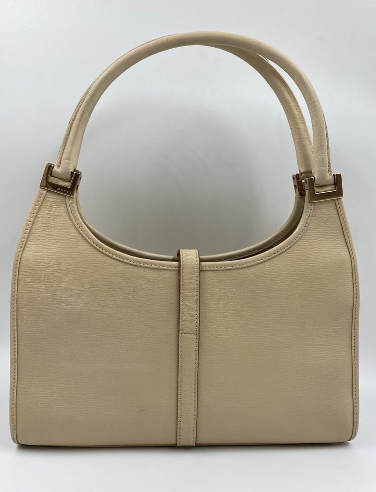 Gucci Jackie Leather Nylon Shoulder Bag Style 3