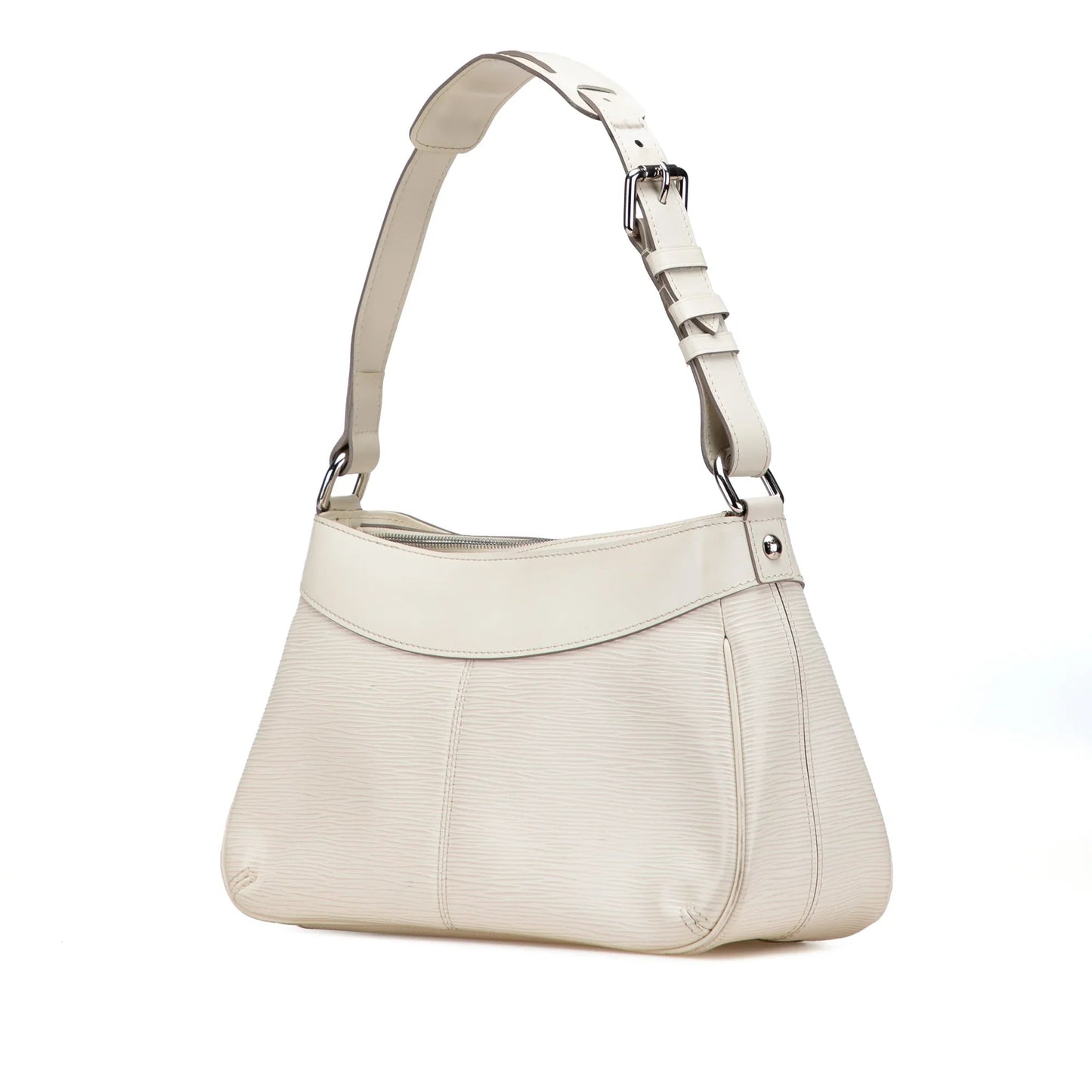 White Louis Vuitton Epi Turenne PM Shoulder Bag